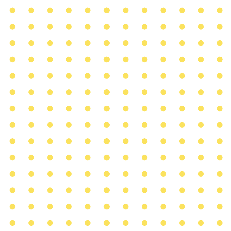 yellow decorative polka dots
