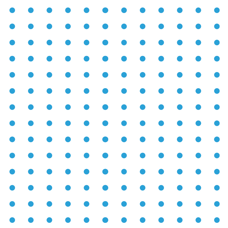 blue decorative polka dots